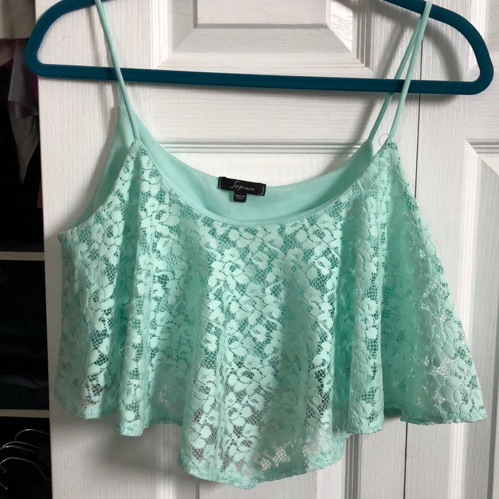 Lacey crop top